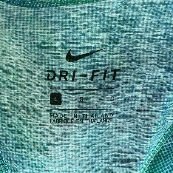 Nike Dri-Fit Tank Top Women's Size Large Green Breathe Athletic Running Training - Picture 10 of 12